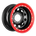 Диски Off-Road Wheels УАЗ с бедлоком (красный) 10x15/5x139.7 D110 ET-44